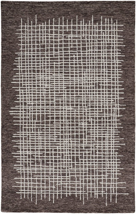 Feizy Maddox 8630F Brown/Ivory Rugs - Feizy - mdx8630fbrn000p00