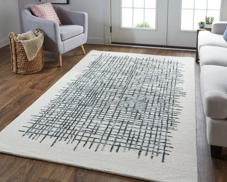 Feizy Maddox 8630F Ivory/Gray Rugs - Feizy - mdx8630fivychlp00