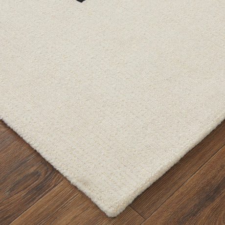 Feizy Maguire Mgr8899F Ivory/Gray/Black Rug.