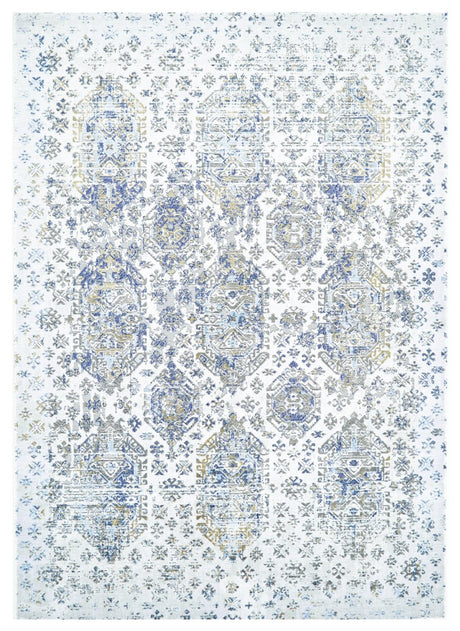 Feizy Marigold 3832F White/Gold Rugs - Feizy - 7883832fwhtgryp18