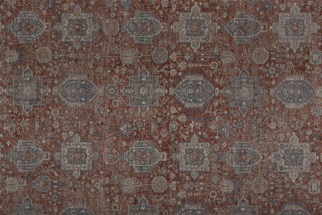 Feizy Marquette 3761F Rust/Blue Rugs - Feizy - mrq3761frstblup00