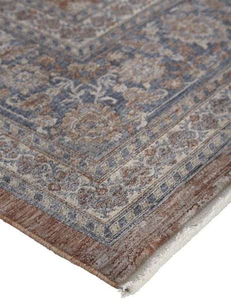 Feizy Marquette 3761F Rust/Blue Rugs - Feizy - mrq3761frstblup00