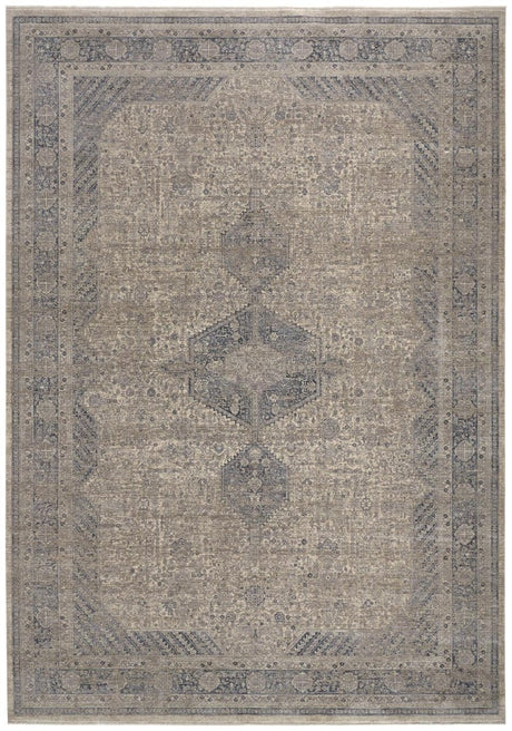 Feizy Marquette 3775F Gray/Blue Rugs - Feizy - mrq3775fgry000p00