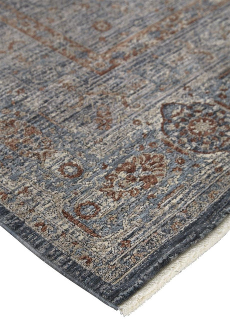 Feizy Marquette 3778F Gray/Rust Rugs - Feizy - mrq3778fblu000p00