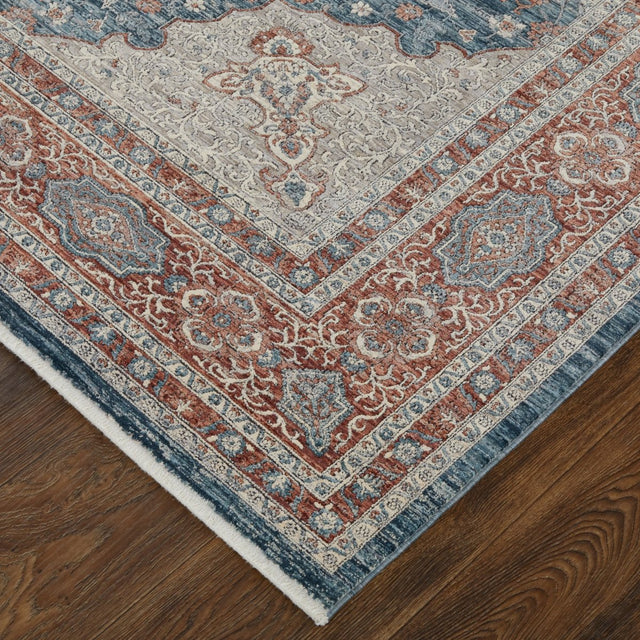 Feizy Marquette 39Grf Gray/Multi Rug.