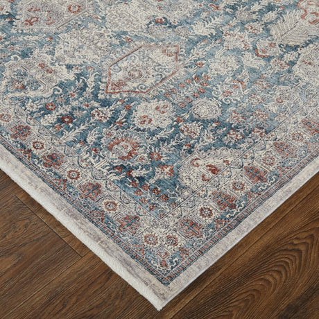 Feizy Marquette 39Guf Blue/Gray Rug.