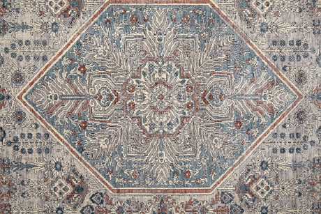 Feizy Marquette 39Guf Blue/Gray Rug.