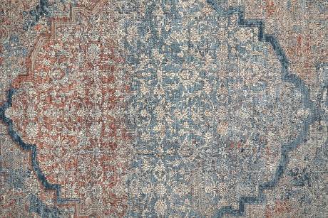 Feizy Marquette 39Gvf Blue/Multi Rug.