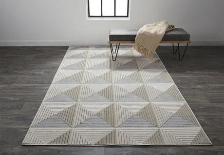 Feizy Micah 3044F Gray/Silver Rugs - Feizy - 6943044fbgegryp18