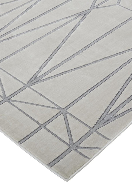 Feizy Micah 3045F Ivory/Silver Rugs - Feizy - 6943045fivyslvi71