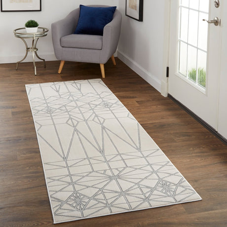 Feizy Micah 3045F Ivory/Silver Rugs - Feizy - 6943045fivyslvi71