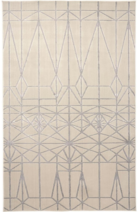 Feizy Micah 3045F Ivory/Silver Rugs - Feizy - 6943045fivyslvp18