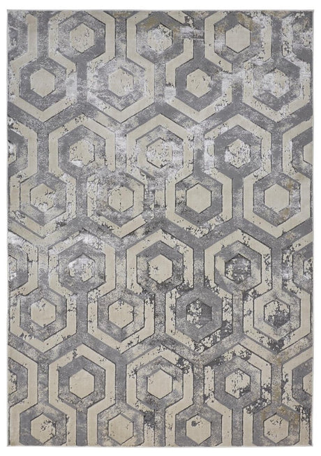 Feizy Micah 3046F Ivory/Silver Rugs - Feizy - 6943046fbgegryp18