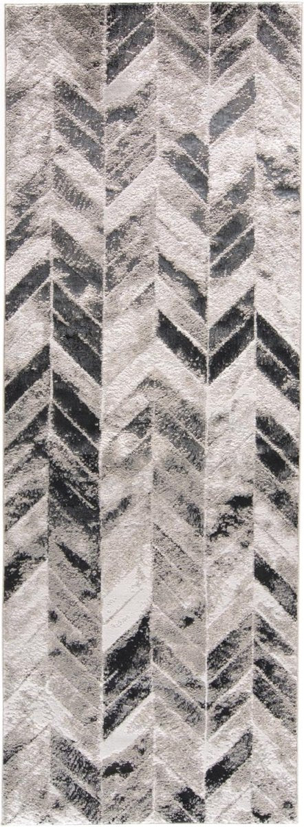 Feizy Micah 3048F Silver/Black Rugs.