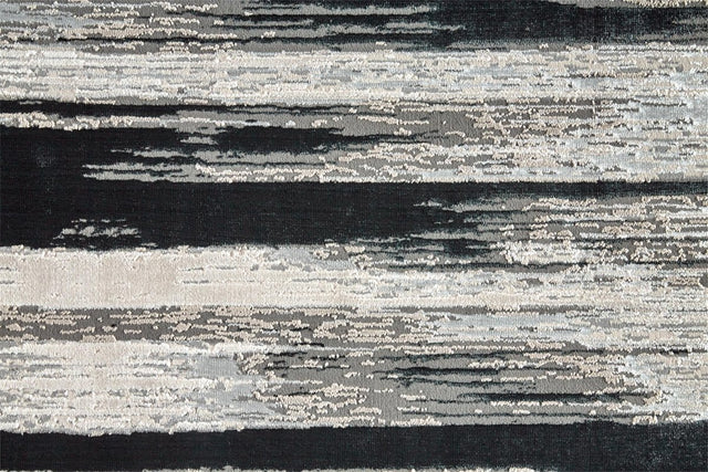 Feizy Micah 3338F Black/Silver Rugs.