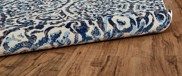 Feizy Milton 3466F Blue/Ivory Rugs.