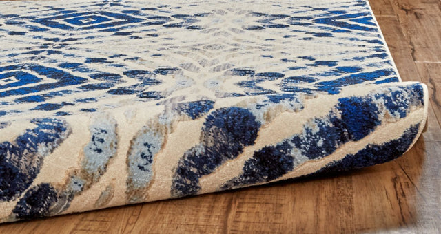 Feizy Milton 3469F Blue/Ivory Rugs.