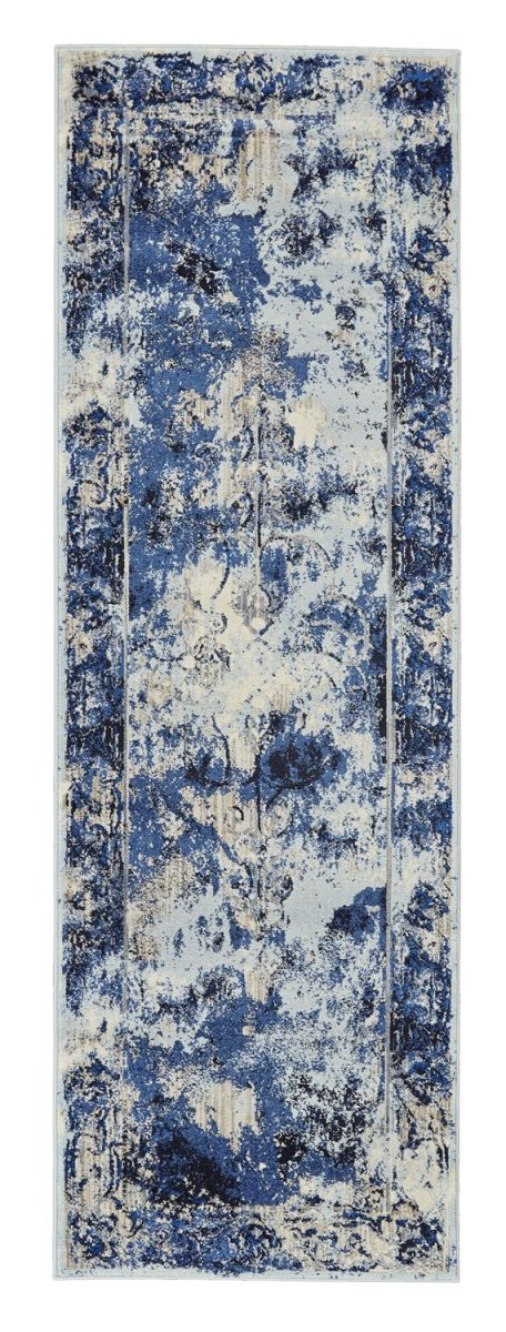 Feizy Milton 3471F Blue/Ivory Rugs - Feizy - 6533471ftcl000i7a