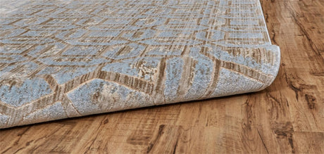 Feizy Milton 3472F Blue/Taupe Rugs - Feizy - 6533472fice000n89