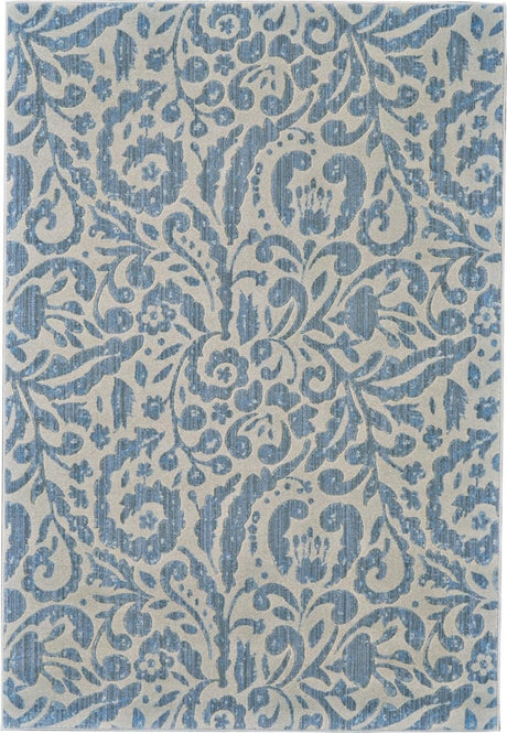 Feizy Milton 3473F Blue/Ivory Rugs.