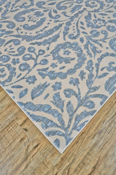 Feizy Milton 3473F Blue/Ivory Rugs.