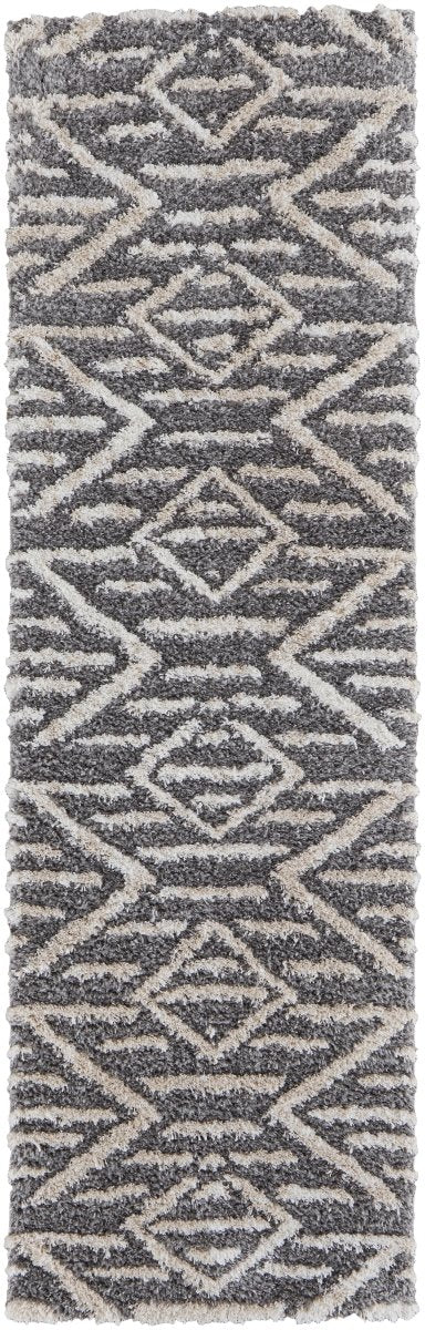 Feizy Mynka Myn39Ibf Gray/Ivory Rug.