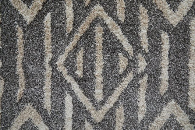 Feizy Mynka Myn39Ibf Gray/Ivory Rug.