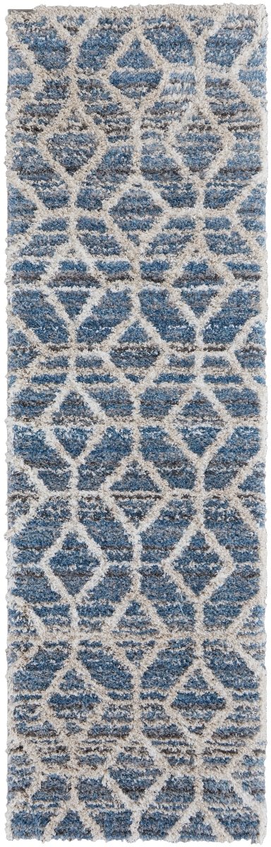 Feizy Mynka Myn39Icf Blue/Ivory Rug.