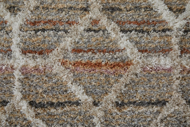 Feizy Mynka Myn39Icf Tan/Taupe/Ivory Rug.