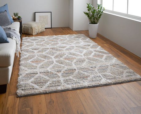 Feizy Mynka Myn39Icf Tan/Taupe/Ivory Rug.