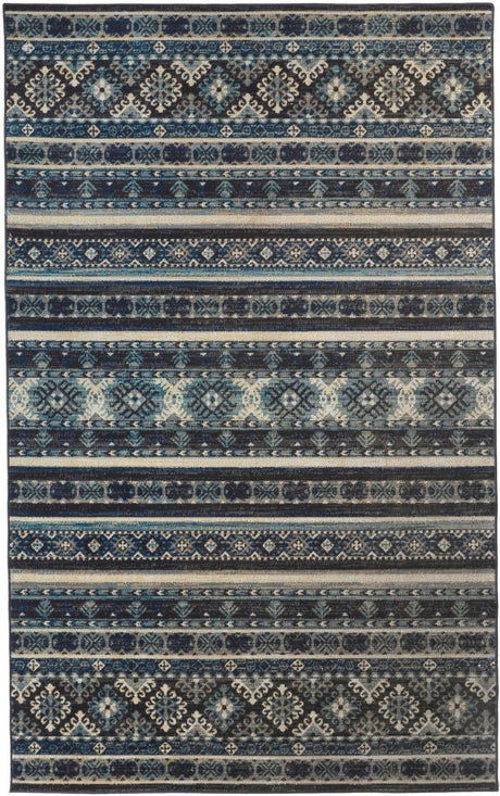 Feizy Nolan 39Atf Blue/Gray Rugs - Feizy - nol39atfblublke10