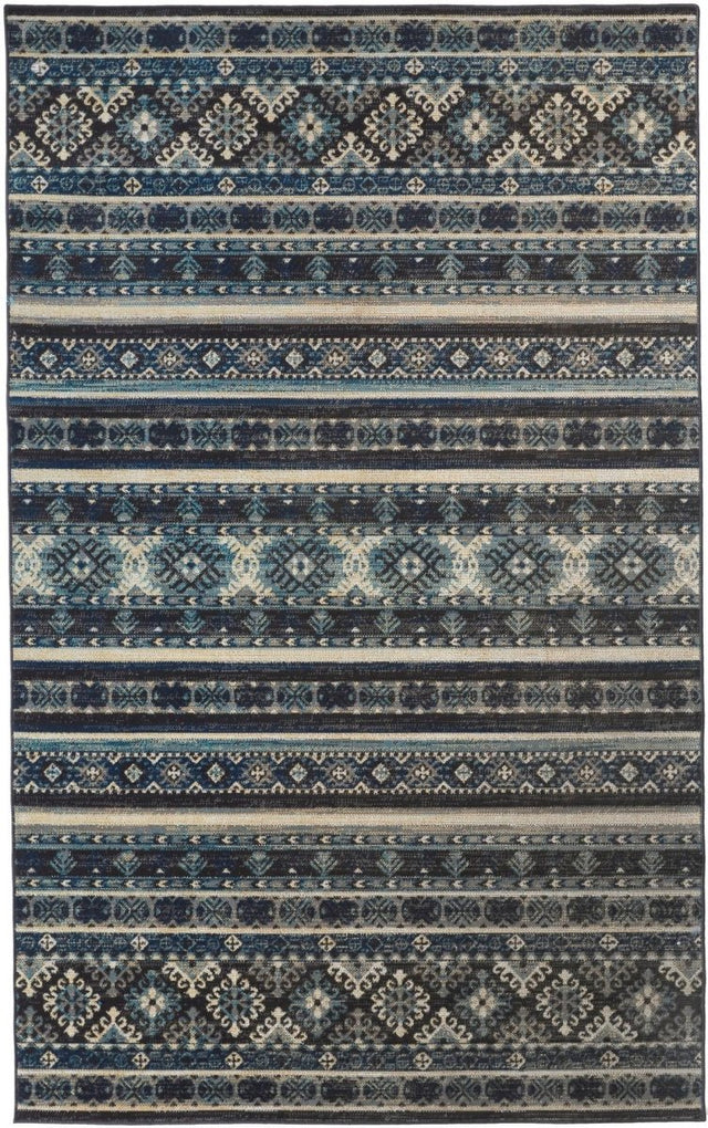 Feizy Nolan 39Atf Blue/Gray Rugs.