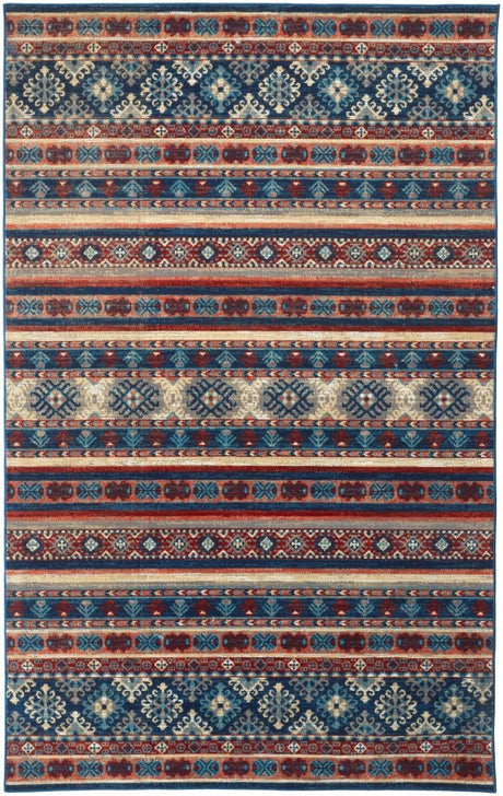 Feizy Nolan 39Atf Blue/Rust Rugs - Feizy - nol39atfblurstc16