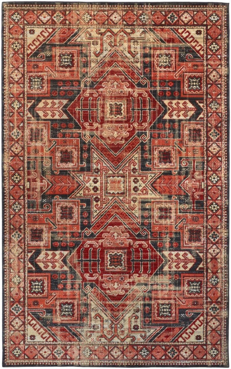 Feizy Nolan 39Bzf Red/Gray Rugs - Feizy - nol39bzfredornc16