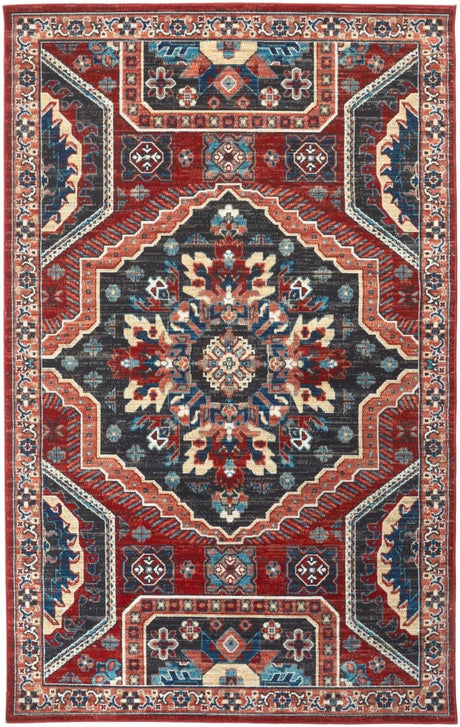 Feizy Nolan 39Cdf Red/Blue Rugs - Feizy - nol39cdfredmltc16