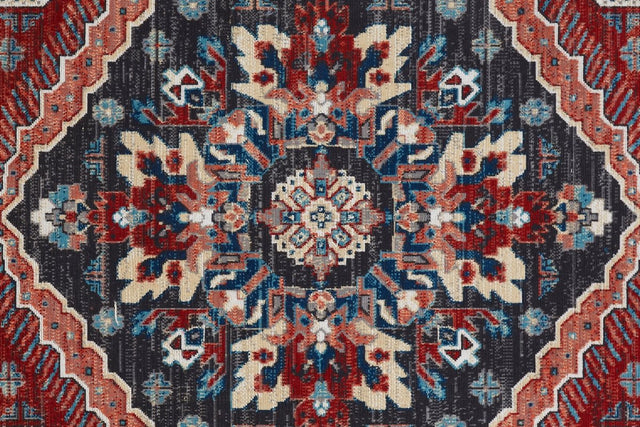 Feizy Nolan 39Cdf Red/Blue Rugs.