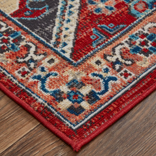 Feizy Nolan 39Cdf Red/Blue Rugs.