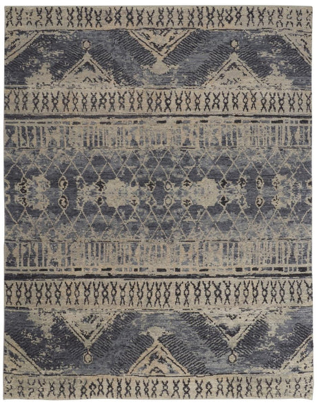 Feizy Palomar 6572F Blue/Tan Rugs - Feizy - pal6572fblu000p00