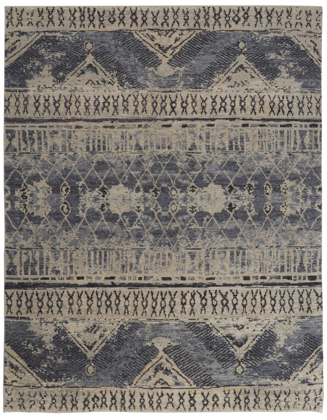 Feizy Palomar 6572F Blue/Tan Rugs.