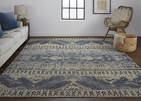 Feizy Palomar 6572F Blue/Tan Rugs - Feizy - pal6572fblu000p00