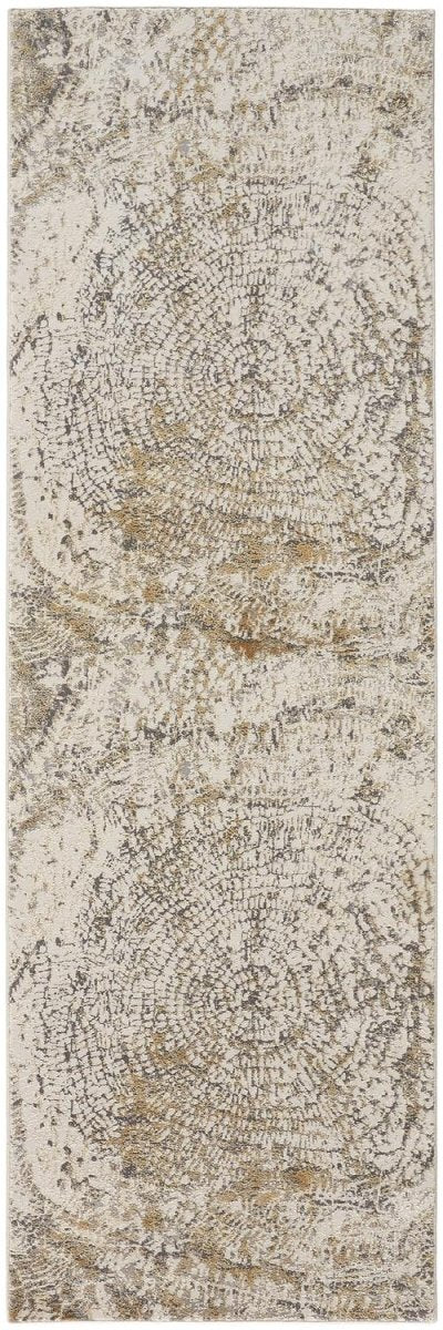 Feizy Parker 3702F Ivory/Gray Rugs - Feizy - prk3702fslvivyi68