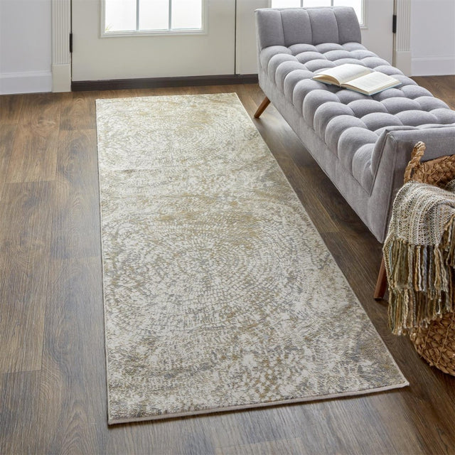 Feizy Parker 3702F Ivory/Gray Rugs.