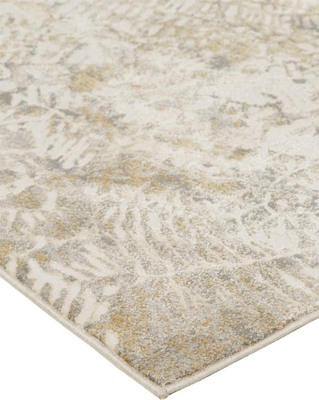 Feizy Parker 3702F Ivory/Gray Rugs - Feizy - prk3702fslvivyn97