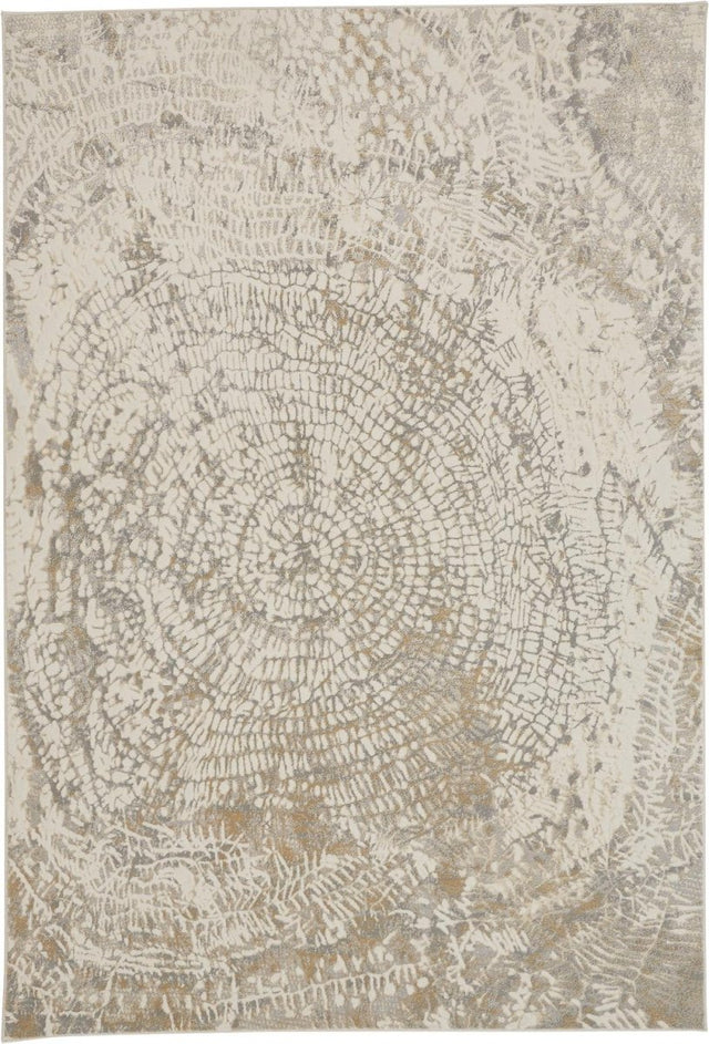 Feizy Parker 3702F Ivory/Gray Rugs.