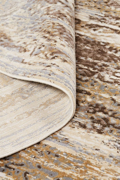 Feizy Parker 3705F Ivory/Brown Rugs - Feizy - prk3705fivygryn97