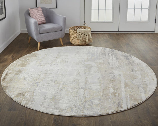 Feizy Parker 3709F Ivory/Brown Rugs.