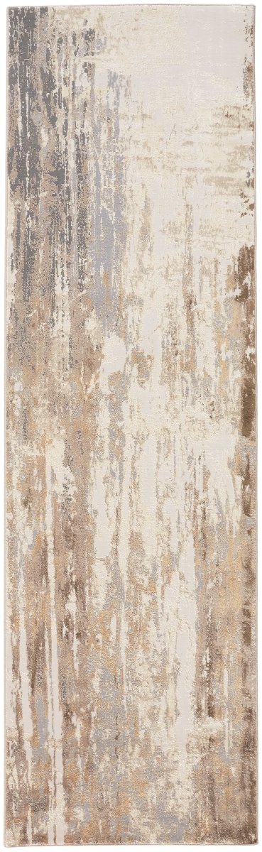 Feizy Parker 3709F Ivory/Brown Rugs.