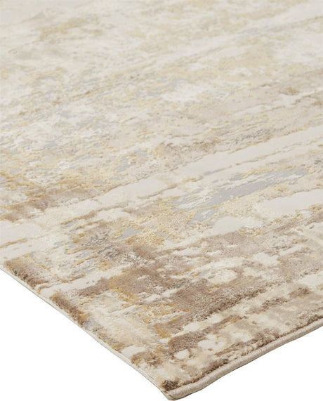 Feizy Parker 3709F Ivory/Brown Rugs.