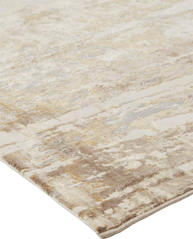 Feizy Parker 3709F Ivory/Brown Rugs.