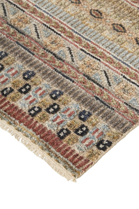 Feizy Payton 6498F Tan/Blue Rugs - Feizy - 9806498fpnkmlti68